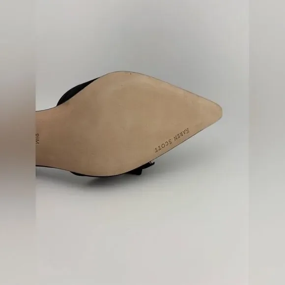 Women shoe's: Karen Scott Black Slingback Heels - Picture 9 of 15